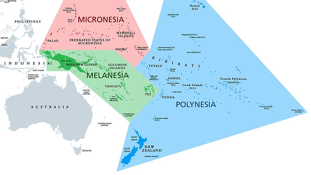 Pacific islands indigenous languages (Micronesia, Melanesia and Polynesia)